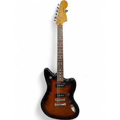 Used 2011 Fender Modern Player Jaguar 2 Tone Sunburst Solid Body Electric Guitar