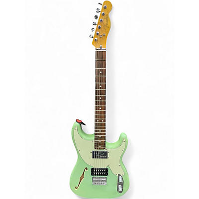Used 2011 Fender PAWNSHOP 72' THINLINE STRATOCASTER Seafoam Green Hollow Body Electric Guitar