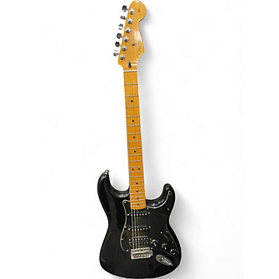 Used 2011 Fender Special Edition Standard Stratocaster HSS Black Solid Body Electric Guitar