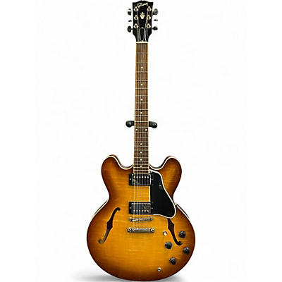 Used 2011 Gibson 1959 Reissue ES335 Dot Antique Burst Hollow Body Electric Guitar