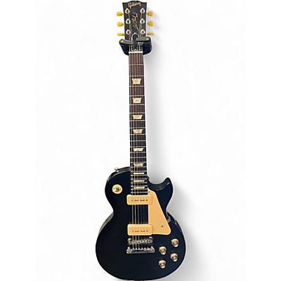 Used 2011 Gibson 1960S Tribute Les Paul Studio Ebony Solid Body Electric Guitar