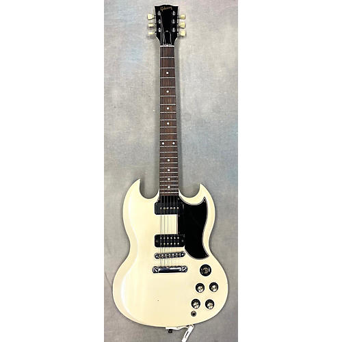 Gibson Used 2011 Gibson 1960S Tribute SG Special Worn White Solid Body Electric Guitar worn white