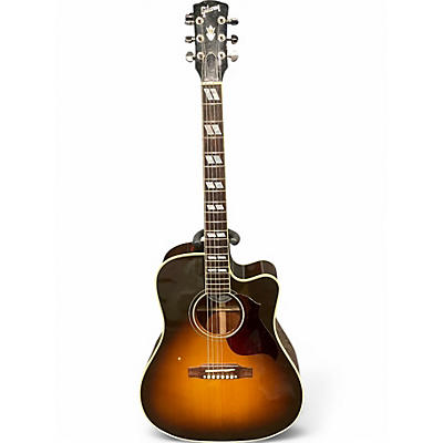 Used 2011 Gibson Hummingbird Pro CE sunburst Acoustic Electric Guitar