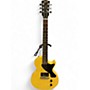 Used 2011 Gibson LES PAUL JR Worn TV Yellow Solid Body Electric Guitar Worn TV Yellow