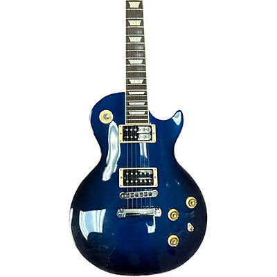 Gibson Used 2011 Gibson Les Paul Classic Trans Blue Solid Body Electric Guitar