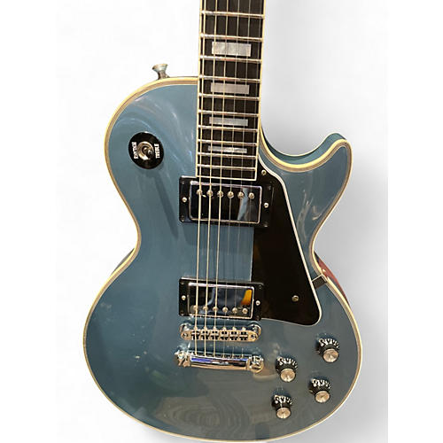 Used 2011 Gibson Les Paul Custom Pro Pelham Blue Solid Body Electric Guitar Pelham Blue