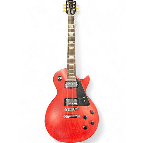 Used 2011 Gibson Les Paul Studio Faded Cherry Solid Body Electric Guitar Cherry
