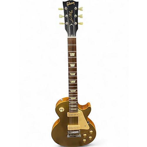 Used 2011 Gibson Les Paul Tribute Gold Top Solid Body Electric Guitar Gold Top