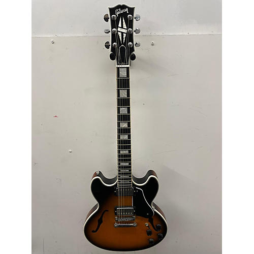 Gibson Used 2011 Gibson Midtown Deluxe Brown Sunburst Hollow Body Electric Guitar Brown Sunburst