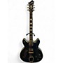 Used 2011 Hagstrom Viking Black Hollow Body Electric Guitar Black