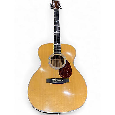 Used 2011 Martin OM35E Natural Acoustic Electric Guitar