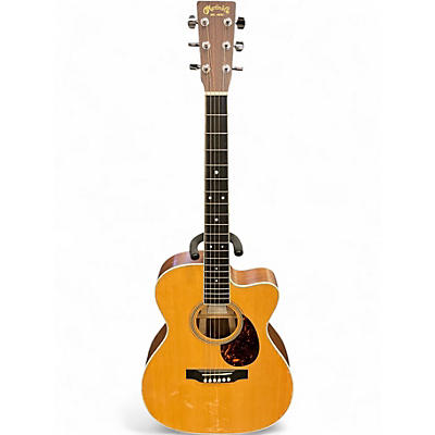 Used 2011 Martin OMC160GTE Natural Acoustic Electric Guitar