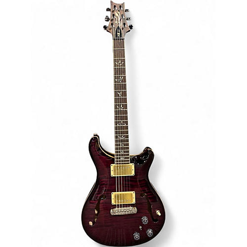 Used 2011 PRS 25th Anniversary Hollowbody II 10-Top CB Purple Iris Hollow Body Electric Guitar Purple Iris