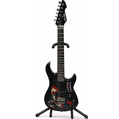 Peavey Used 2011 Peavey Rockmaster Marvel Captain America Black Solid Body Electric Guitar