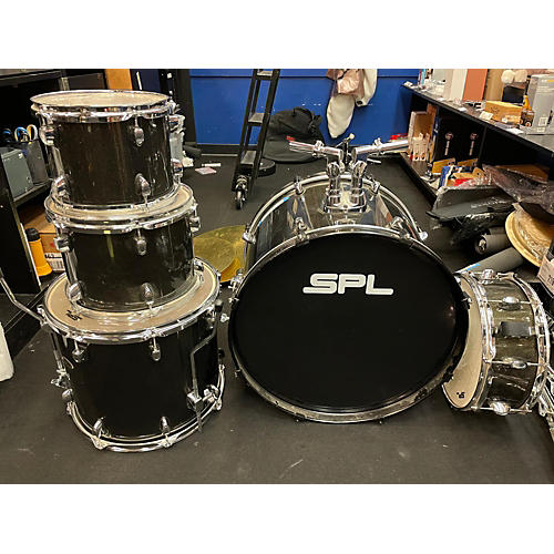 SPL Used 2011 SPL 5 piece Unity II Black Drum Kit Black