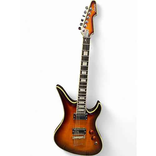Used 2011 Schecter Guitar Research Avenger Custom Flamed Maple Solid Body Electric Guitar Flamed Maple