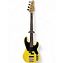 Used 2011 Schecter Guitar Research Model T Vintage Yellow Electric Bass Guitar Vintage Yellow