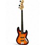 Used 2011 Squier Vintage Modified Fretless Jazz Bass 3 Tone Sunburst Electric Bass Guitar 3 Tone Sunburst