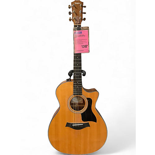 Used 2011 Taylor 314CE Natural Acoustic Electric Guitar Natural