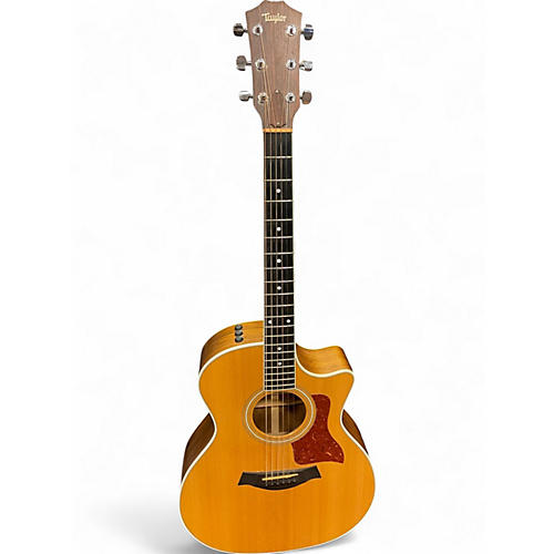 Used 2011 Taylor 414CE NATURAL Acoustic Electric Guitar NATURAL