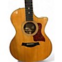 Used 2011 Taylor 414CE Natural Acoustic Electric Guitar Natural