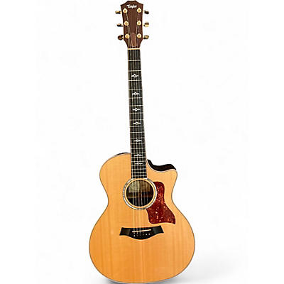 Used 2011 Taylor 814CE Natural Acoustic Electric Guitar