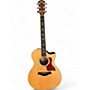 Used 2011 Taylor 814CE Natural Acoustic Electric Guitar Natural