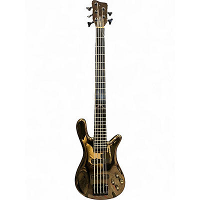 Used 2011 Warwick Robert Trujillo RxTx Metallic Mirror Electric Bass Guitar
