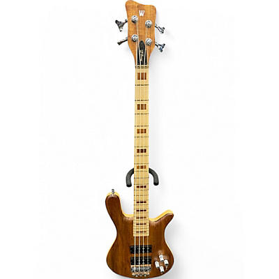 Used 2011 Warwick Streamer LX 4 String LTD Natural Electric Bass Guitar