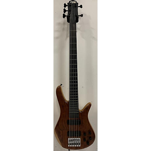 Zon Used 2011 Zon Sonus 5 Bubinga Natural Electric Bass Guitar Natural