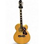Used 2012 Epiphone EJ200CE Natural Acoustic Electric Guitar Natural