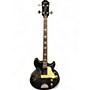 Used 2012 Epiphone Jack Casady Signature Black Electric Bass Guitar Black