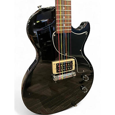 Used 2012 Epiphone Les Paul Junior Black Solid Body Electric Guitar
