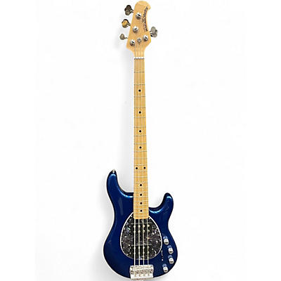 Used 2012 Ernie Ball Music Man Sterling 4 H Blue Pearl Electric Bass Guitar