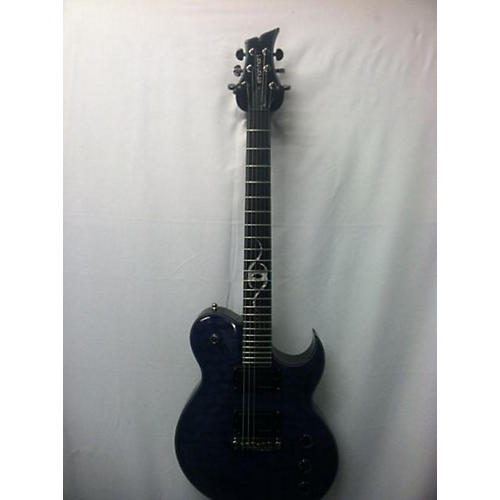 Used 2012 Ethan Hart Graphtech Blue Solid Body Electric Guitar