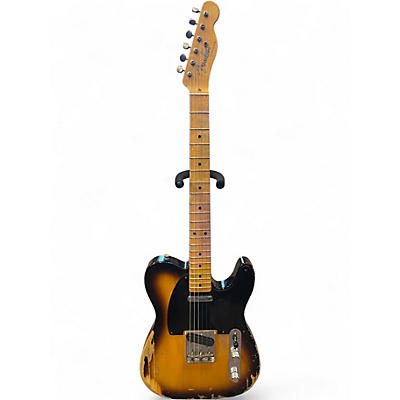 Used 2012 Fender 1952 Relic Telecaster 3 Color Sunburst Solid Body Electric Guitar
