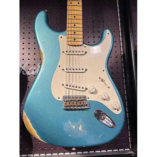 Fender Used 2012 Fender 1956 Relic Stratocaster Lake Placid Blue Solid Body Electric Guitar Lake Placid Blue