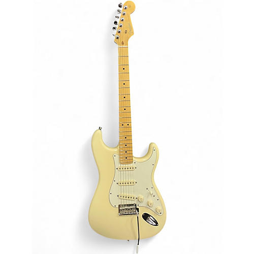 Used 2012 Fender AMERICAN STANDARD STRATOCASTER Olympic White Solid Body Electric Guitar Olympic White