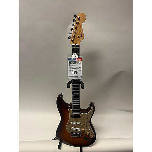 Used 2012 Fender American Deluxe Ash Stratocaster Tobacco Sunburst Solid Body Electric Guitar Tobacco Sunburst