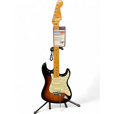 Fender Used 2012 Fender American Deluxe Stratocaster 2 Tone Sunburst Solid Body Electric Guitar