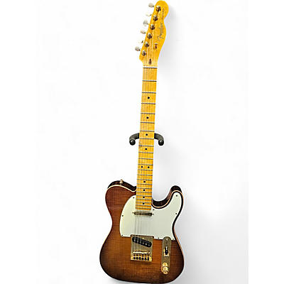 Fender Used 2012 Fender American Select Telecaster Flame Maple Top Chambered Ash Body Violin Burst Hollow Body Electric Guitar