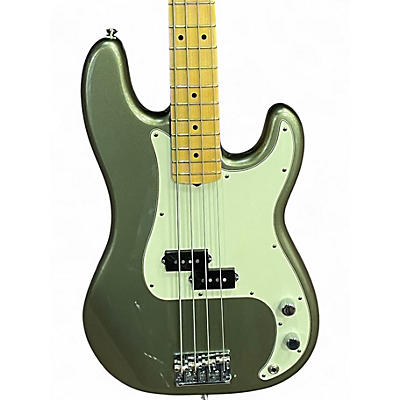 Used 2012 Fender American Standard Precision Bass Jade Pearl Metallic Electric Bass Guitar