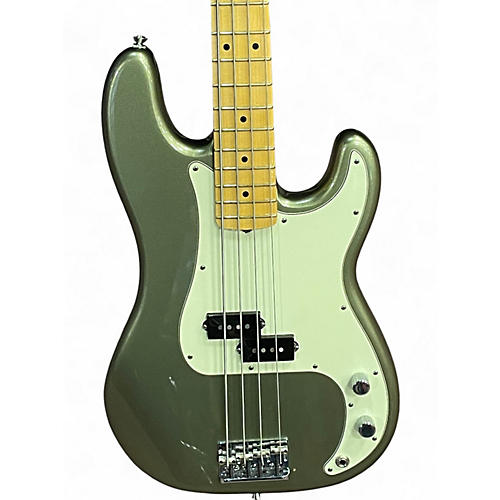 Used 2012 Fender American Standard Precision Bass Jade Pearl Metallic Electric Bass Guitar Jade Pearl Metallic