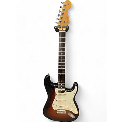 Used 2012 Fender American Standard Stratocaster 3 Color Sunburst Solid Body Electric Guitar