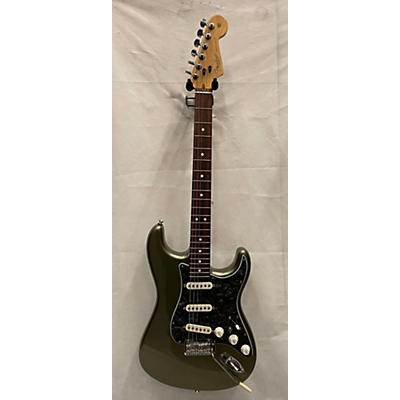 Fender Used 2012 Fender American Standard Stratocaster Modified Jade Pearl Metallic Solid Body Electric Guitar