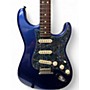 Used 2012 Fender American Standard Stratocaster Mystic Blue Solid Body Electric Guitar Mystic Blue