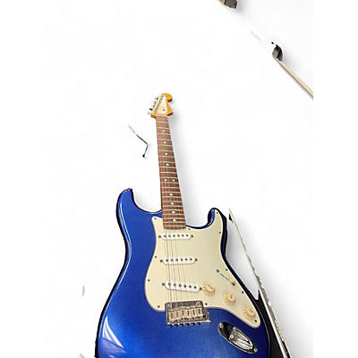 Used 2012 Fender American Standard Stratocaster Mystic Blue Solid Body Electric Guitar