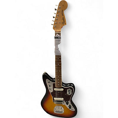 Used 2012 Fender American Vintage 1965 Jaguar 3 Color Sunburst Solid Body Electric Guitar