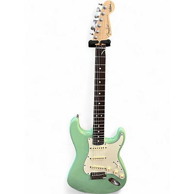 Used 2012 Fender Artist Series Jeff Beck Stratocaster Surf Green Solid Body Electric Guitar