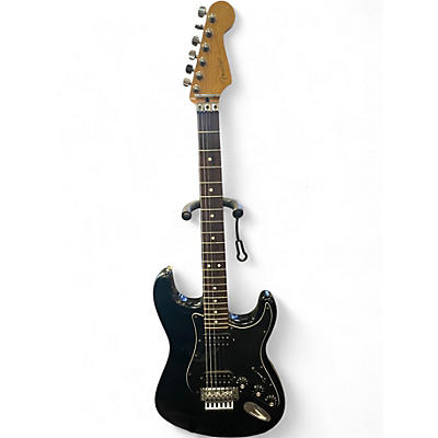 Used 2012 Fender Blacktop Stratocaster with Floyd Rose Black Solid Body Electric Guitar